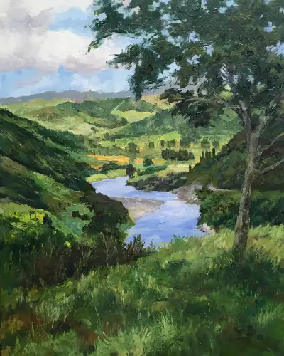 Paul Hooker - Overlooking the Whanganui