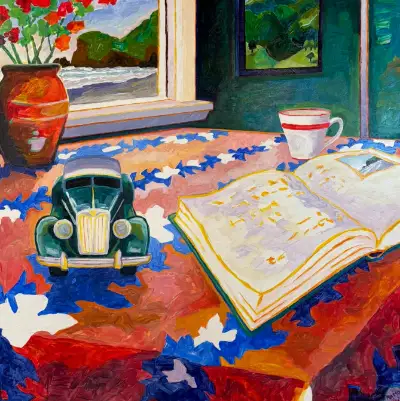 Raymond Jennings - Bach Interior with Model Car