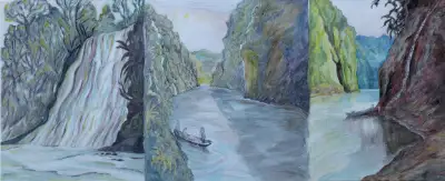 Raymond Jennings - Historic Whanganui River x3